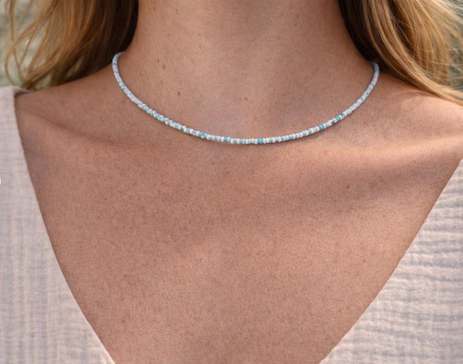 Collier MAYA - perles colorées