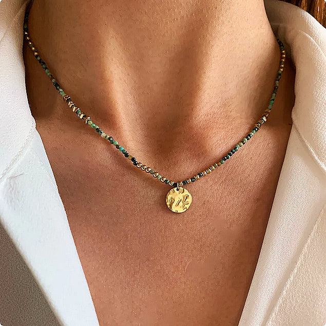 Collier SHALLA - perles & breloque