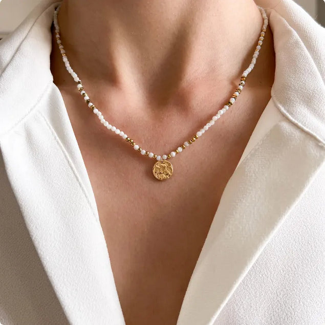 Collier IVANA - perles & breloque